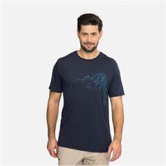 VIKING T-shirt męski Morain Bamboo granatowy, Kolor: granatowy, Rozmiar: M