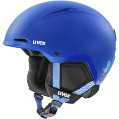 UVEX Kask narciarski dziecięcy Minimo style niebieski, Kolor: niebieski, Rozmiar: 48-52