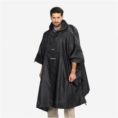 VIKING Poncho przeciwdeszczowe dla dorosłych Vesper Backpack czarne, Kolor: czarny, Rozmiar: uniwersalny