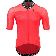 Koszulka Kolarska Męska SILVINI Stelvio MD1604, Kolor: czerwony, Rozmiar: XXL
