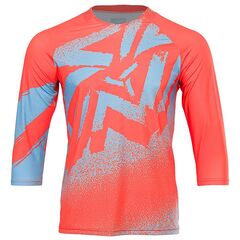 Koszulka Rowerowa Męska Enduro 3/4 SILVINI Brunello MD1801, Kolor: pomarańczowy, Rozmiar: L