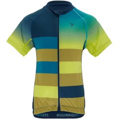 Koszulka Rowerowa Dziecięca SILVINI Mazzani CD2284, Kolor: granatowy, Rozmiar: 158/164