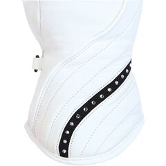 VIKING Rękawice skórzane Diamante Ski Lady białe, Kolor: biały, Rozmiar: 6, 2 zdjęcie