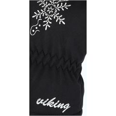 VIKING Rękawice Aliana Ski Lady z kryształkami czarny, Kolor: czarny, Rozmiar: 5, 2 zdjęcie