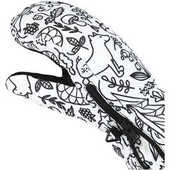 VIKING Rękawice Zimowe Dziecięce Jednopalczaste Motiv Kids do kolorowania, Kolor: biały, Rozmiar: 3, 2 zdjęcie