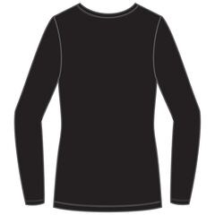 VIKING Longsleeve Teres Bamboo Lady, Kolor: czarny, Rozmiar: L, 2 zdjęcie