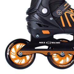NA18812 Łyżworolki Pomarańczowe NILS EXTREME, Rozmiar: 29-33, 5 zdjęcie