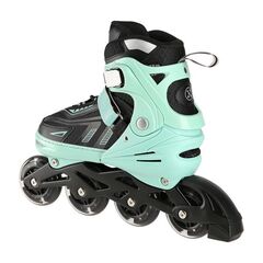 NILS EXTREME rolki regulowane z świecącymi kołami LED NA11230A zielone, Kolor: zielony, Rozmiar: 39-42, 4 zdjęcie