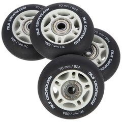 NILS EXTREME 70X24 82A Czarne Matowe (4 szt) + Abec-9 (8 szt) Zestaw Extreme