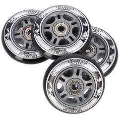 NILS EXTREME 80X24 82A Czarne (4 szt) + Abec-9 (8 szt) Zestaw Extreme