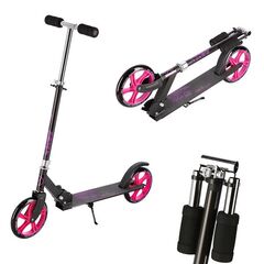 NILS EXTREME Pink Hulajnoga Extreme czarno-różowa, Kolor: czarno-czerwony, 2 zdjęcie