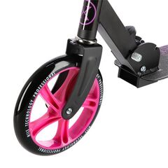 NILS EXTREME Pink Hulajnoga Extreme czarno-różowa, Kolor: czarno-czerwony, 3 zdjęcie