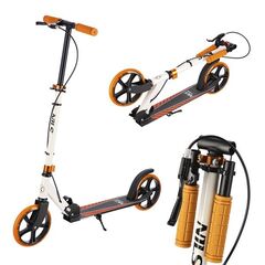 NILS EXTREME White-Orange Hulajnoga aluminiowa Extreme, 2 zdjęcie