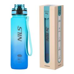 NILS CAMP NCD04 butelka na wodę 950ml tritanowa bidon sportowy niebieska, Kolor: niebieski, 2 zdjęcie
