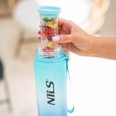 NILS CAMP NCD04 butelka na wodę 950ml tritanowa bidon sportowy niebieska, Kolor: niebieski, 5 zdjęcie