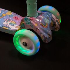 NILS FUN HLB15A Mint Led Hulajnoga Dziecięca Fun, 3 zdjęcie