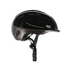 NILS EXTREME kask rowerowy dla dziewczynek MTV62J różowy, Kolor: czarny, Rozmiar: 48-52, 4 zdjęcie