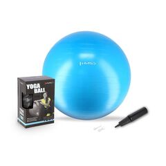 HMS YB01 piłka gimnastyczna fitness do ćwiczeń niebieska, Kolor: jasnoniebieski, Rozmiar: 75 cm