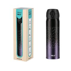 NILS CAMP kubek termiczny turystyczny 450 ml NCB11 fioletowy, Kolor: fioletowy, Pojemność (ml): 450, 2 zdjęcie