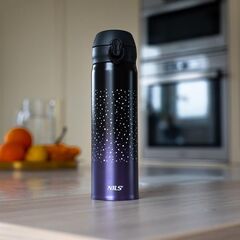 NILS CAMP kubek termiczny turystyczny 450 ml NCB11 fioletowy, Kolor: fioletowy, Pojemność (ml): 450, 4 zdjęcie