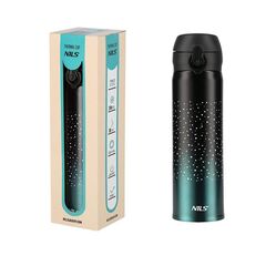 NILS CAMP kubek termiczny 450 ml NCB11 morski, Kolor: niebieski, Pojemność (ml): 450, 2 zdjęcie