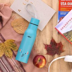 NCB12 Kubek Termiczny Dla Dzieci 500 ml NILS, Kolor: niebieski, Pojemność (ml): 500, 6 zdjęcie