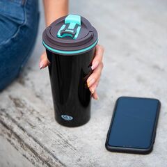 NILS NCB18 Kubek Termiczny 500ml, Kolor: czarny, Pojemność (litry): 500 ml, 5 zdjęcie