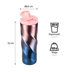 NILS NCB22 Kubek Termiczny 500ml, Kolor: różowy, 5 zdjęcie