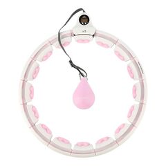 HHW06 Hula Hop Pink Z Wypustkami I Obciążnikiem + Licznik HMS