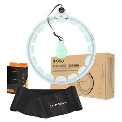 ZESTAW Hula Hop Hhw06 Green Z Piłką Grawitacyjną I Licznikiem + Pas Br163 Black HMS