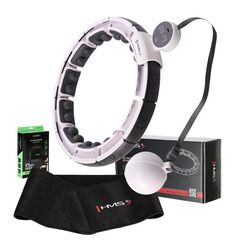 HMS zestaw do odchudzania hula hop fitness z licznikiem  HHM16+ pas neoprenowy BR163
