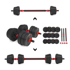 SGP20 ZESTAW Sztangielki-Sztanga Kompozyt 20 Kg HMS