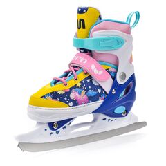 METEOR Rolki regulowane z wymienną płozą 4w1 Painter, Kolor: niebieski/różowy/żółty, Waga: 1.4, Rozmiar: S (30-33), 5 zdjęcie