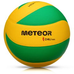 METEOR Piłka Siatkowa Chili Mini #4, Kolor: żółty/zielony, Waga: 0.24