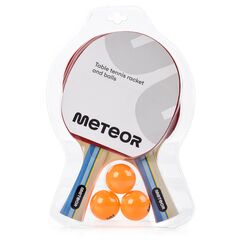 ZESTAW DO TENISA STOŁOWEGO METEOR SIROCCO 2* + 3 PIŁECZKI