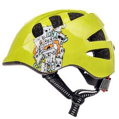 METEOR kask dziecięcy z regulacją MA-2 Monsters żółty, Kolor: żółty, Rozmiar: 48-52