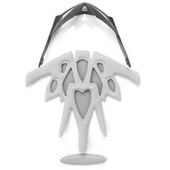 Meteor Kask rowerowy Gruver czarno-zielony, Kolor: biało-niebieski, Rozmiar: 58-61, 6 zdjęcie