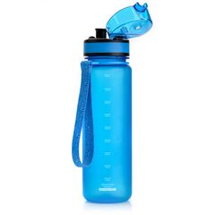 METEOR Bidon Sportowy 500 ml czarno-biały, Kolor: niebieski, Waga: 0.15, 2 zdjęcie