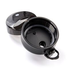 METEOR Bidon Sportowy 500 ml czarno-biały, Kolor: czarny, Waga: 0.15, 5 zdjęcie