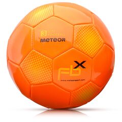 METEOR piłka nożna treningowa dla dzieci FBX pomarańczowa, Kolor: pomarańczowy, Waga: 0.24, Rozmiar: 3