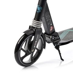 METEOR hulajnoga klasyczna z hamulcem ręcznym City Hamburg czarna, 2 zdjęcie