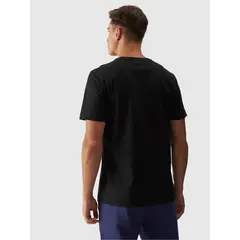 4F koszulka męska sportowa t-shirt bawełniany M1844 czarny, Kolor: czarny, Rozmiar: XL, 4 zdjęcie