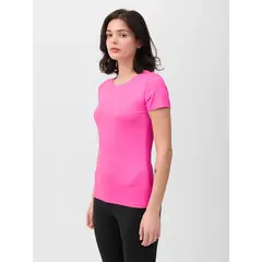 4F koszulka damska sportowa t-shirt treningowy F604 różowa, Kolor: różowy, Rozmiar: S, 3 zdjęcie