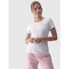 4F T-shirt damski F1845 biały, Kolor: biały, Rozmiar: XS
