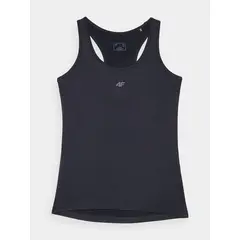 4F Top damski na siłownię koszulka treningowa na ramiączkach F605 czarna, Kolor: czarny, Rozmiar: M, 2 zdjęcie