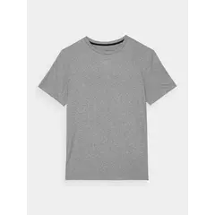 4F T-shirt na trening szybkoschnący M1003 szary, Kolor: szary, Rozmiar: S, 2 zdjęcie