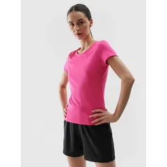 4F koszulka damska sportowa t-shirt treningowy F604 różowa, Kolor: różowy, Rozmiar: S