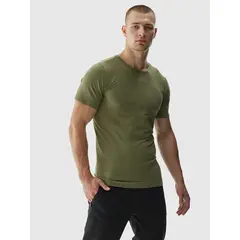 4F T-shirt treningowy męski M0975 zielony, Kolor: zielony, Rozmiar: S/M