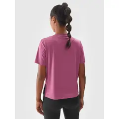 4F T-shirt treningowy damski F1012 różowy, Kolor: różowy, Rozmiar: XS, 2 zdjęcie