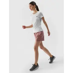 4F koszulka damska sportowa t-shirt treningowy F604 biały, Kolor: biały, Rozmiar: S, 5 zdjęcie